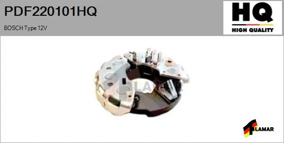 Rectifier, alternator (PDF220101HQ)