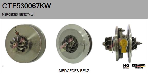 Core assembly, turbocharger (CTF530067KW)