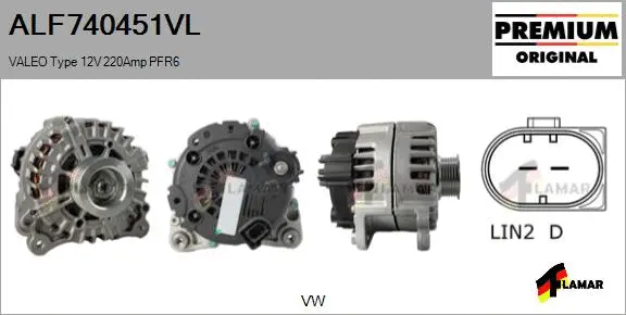 Alternator (ALF740451VL)