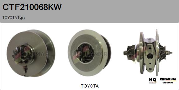 Core assembly, turbocharger (CTF210068KW)