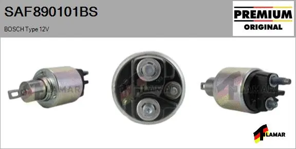 Solenoid Switch, starter (SAF890101BS)