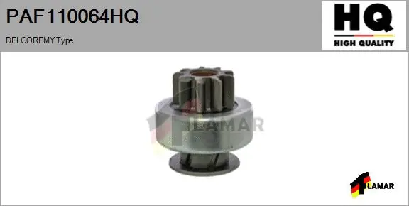 Pinion, starter (PAF110064HQ)