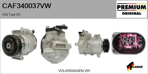 Compressor, air conditioning (CAF340037VW)