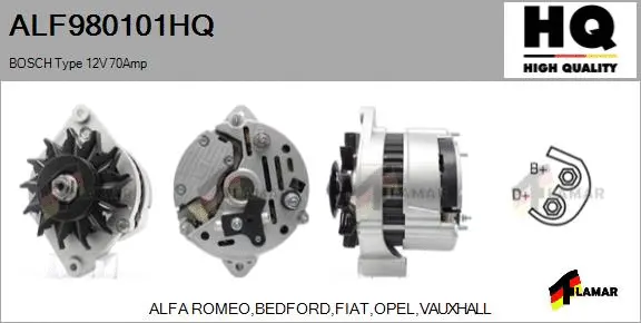 Alternator (ALF980101HQ)