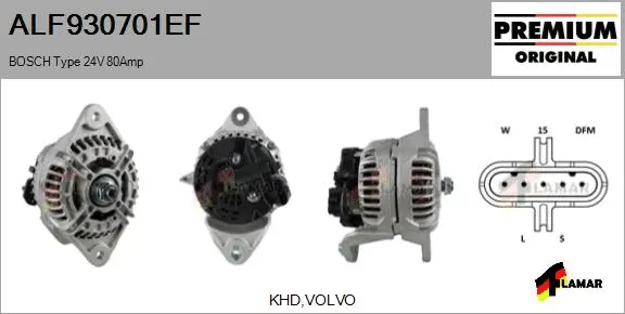 Alternator (ALF930701EF)