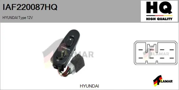 Switch, window regulator (IAF220087HQ)