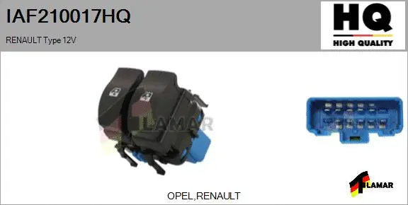 Switch, window regulator (IAF210017HQ)