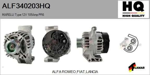 Alternator (ALF340203HQ)