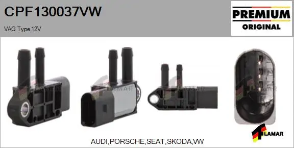 Pressure Converter, exhaust control (CPF130037VW)