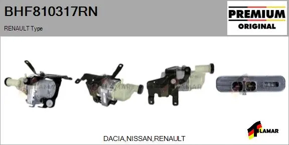 Hydraulic Pump, steering (BHF810317RN)