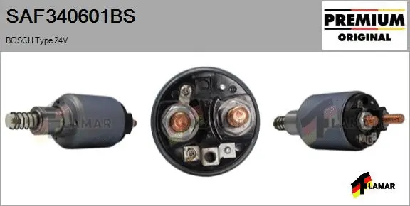 Solenoid Switch, starter (SAF340601BS)