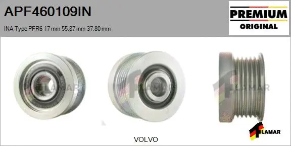 Belt Pulley, alternator (APF460109IN)