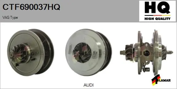 Core assembly, turbocharger (CTF690037HQ)