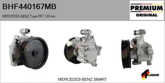Hydraulic Pump, steering (BHF440167MB)