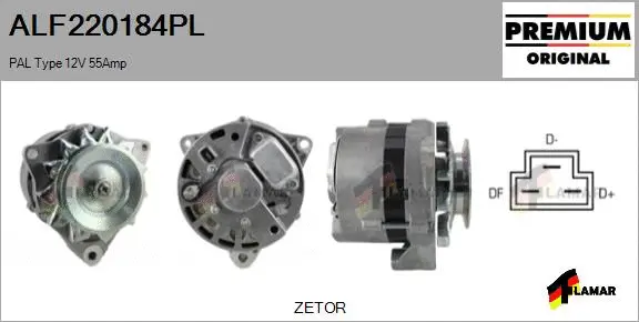 Alternator (ALF220184PL)