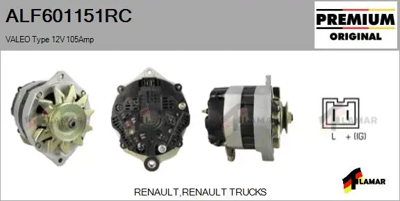 Alternator (ALF601151RC)