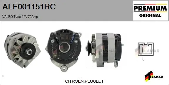 Alternator (ALF001151RC)