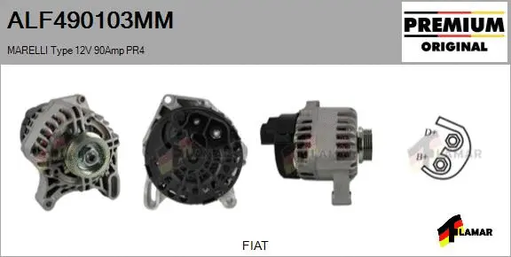 Alternator (ALF490103MM)