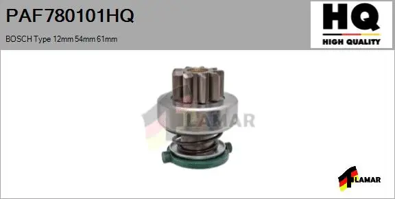 Pinion, starter (PAF780101HQ)
