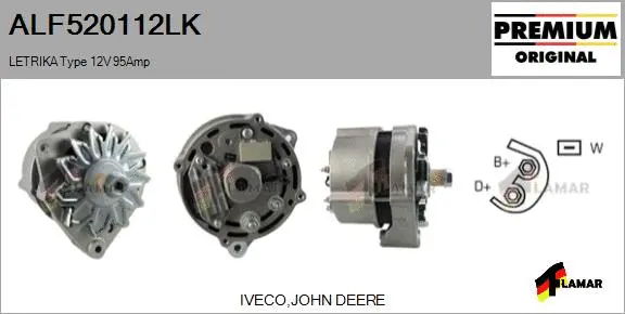 Alternator (ALF520112LK)