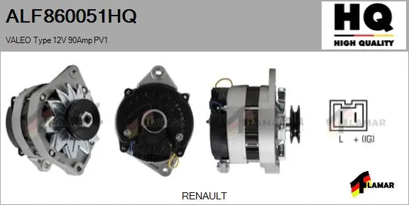 Alternator (ALF860051HQ)