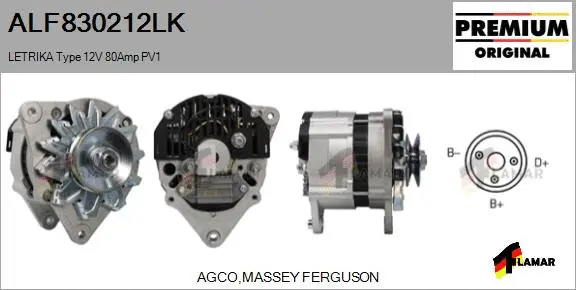 Alternator (ALF830212LK)