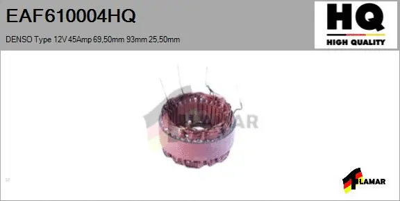 Stator, alternator (EAF610004HQ)