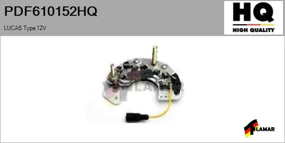 Rectifier, alternator (PDF610152HQ)