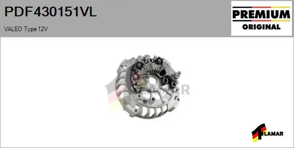 Rectifier, alternator (PDF430151VL)