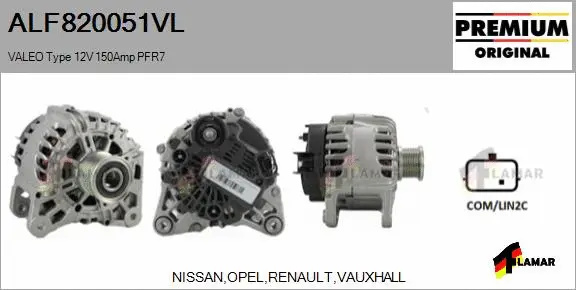 Alternator (ALF820051VL)