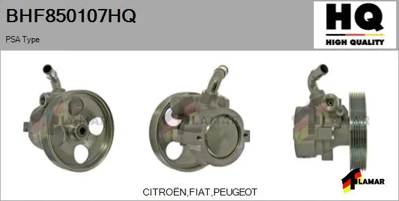 Hydraulic Pump, steering (BHF850107HQ)