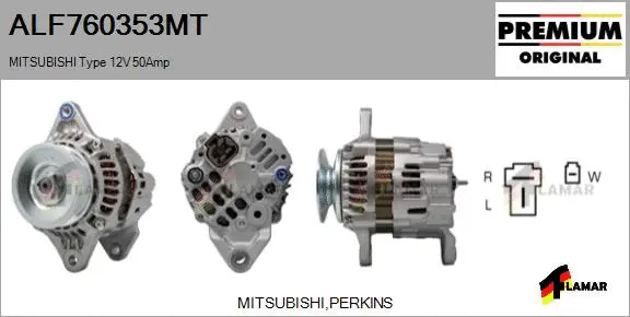 Alternator (ALF760353MT)