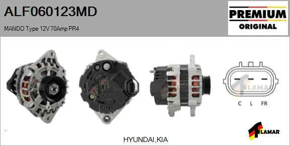 Alternator (ALF060123MD)