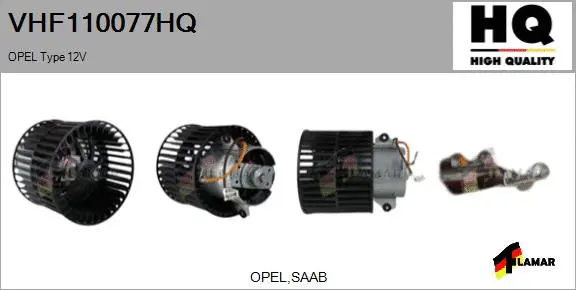 Interior Blower (VHF110077HQ)