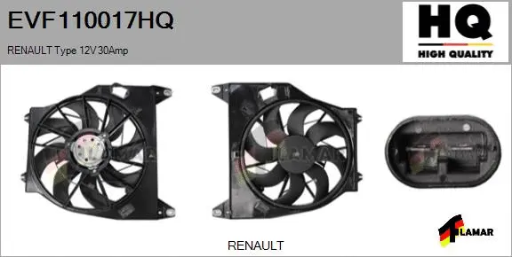 Electric Motor, radiator fan (EVF110017HQ)