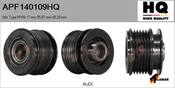 Belt Pulley, alternator (APF140109HQ)