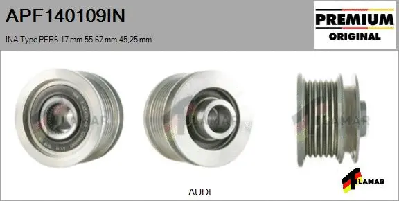 Belt Pulley, alternator (APF140109IN)