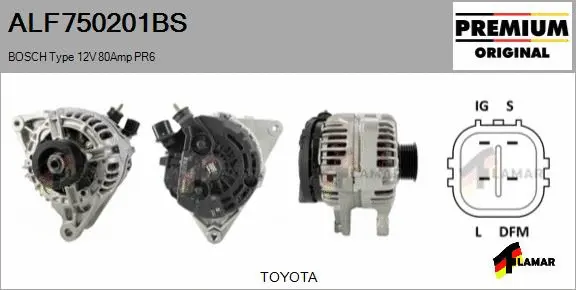 Alternator (ALF750201BS)