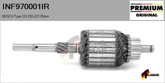 Armature, starter (INF970001IR)
