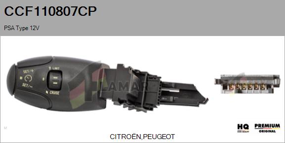 Switch, cruise control (CCF110807CP)