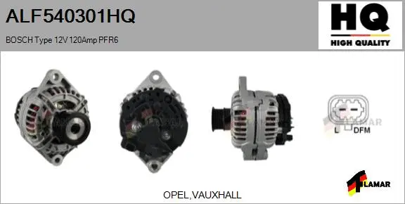 Alternator (ALF540301HQ)