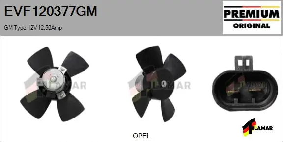 Fan, engine cooling (EVF120377GM)