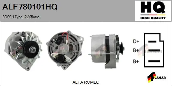 Alternator (ALF780101HQ)
