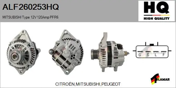 Alternator (ALF260253HQ)