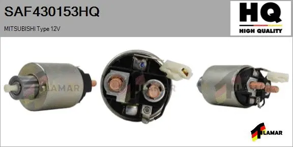 Solenoid Switch, starter (SAF430153HQ)