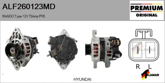 Alternator (ALF260123MD)