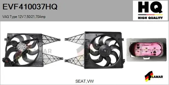 Electric Motor, radiator fan (EVF410037HQ)
