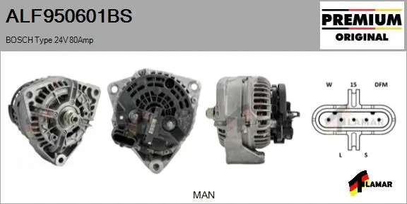 Alternator (ALF950601BS)