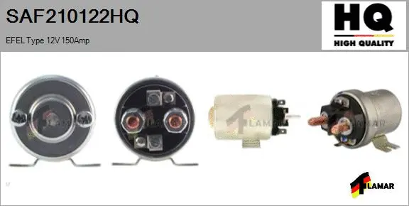Solenoid Switch, starter (SAF210122HQ)