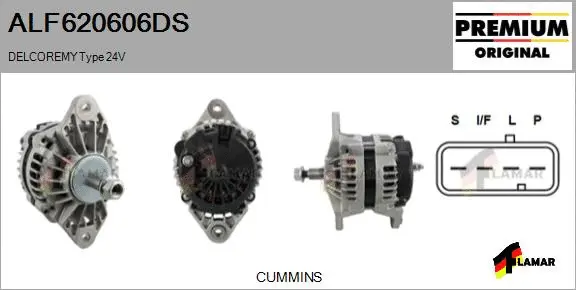 Alternator (ALF620606DS)